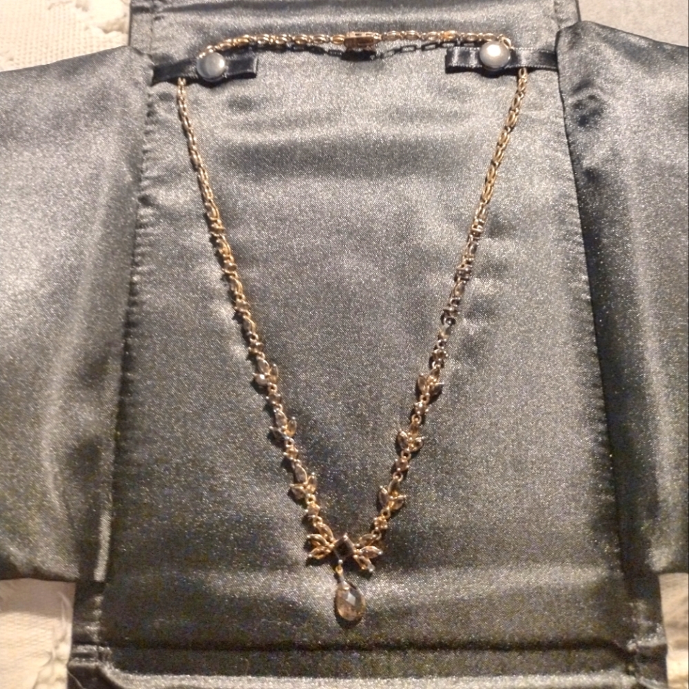 COPY - Zales 10kt gold Smoky Topaz necklace